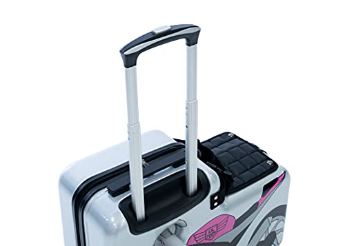 Younglingz Lil Flyer 20" kid ride on suitcase child stroller spinner luggage (Pink Motorcycle)