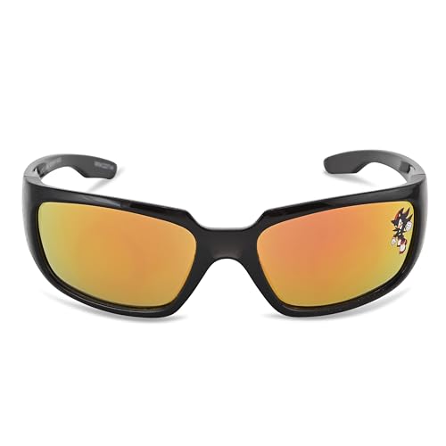 Boys Sunglasses For Kids and Glasses Case Set with Carabiner Protective Eyewear for Toddler