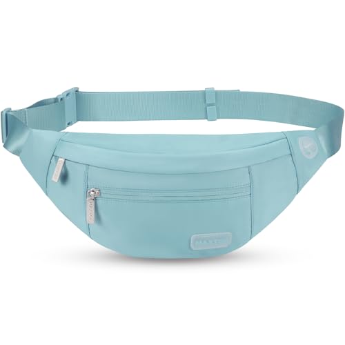 MAXTOP Large Crossbody Fanny Pack with 4-Zipper Pockets,Gifts for Enjoy Sports Festival Workout Traveling Running Casual Hands-Free Wallets Waist Pack Phone Bag Carrying All Phones