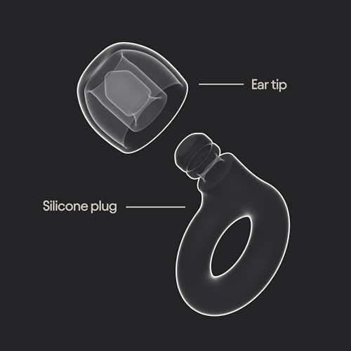 Loop Quiet 2 Ear Plugs - Ultra-Comfy Reusable Noise-Reducing Earplugs for Sleep, Deep Focus, Travel, Sensitivity | Flexible Hearing Protection | Customizable Fit | 24dB (SNR) Noise Reduction
