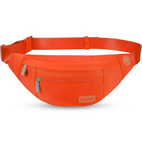 MAXTOP Large Crossbody Fanny Pack with 4-Zipper Pockets,Gifts for Enjoy Sports Festival Workout Traveling Running Casual Hands-Free Wallets Waist Pack Phone Bag Carrying All Phones