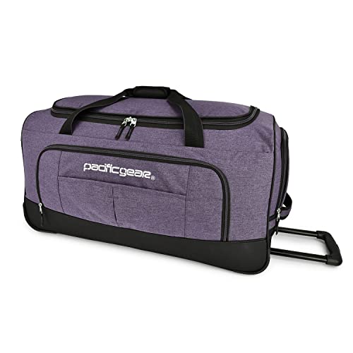 Pacific Gear Rolling Duffel Wheels, 30-inch Luggage, Hockey Bag, Heavy Duty