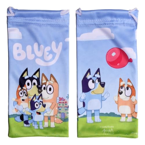Bluey Toddler Sunglasses - Arkaid Bluey Cateye with Comfortable UV-Protective Bluey Sunglasses Toddler Size w/t Soft Case