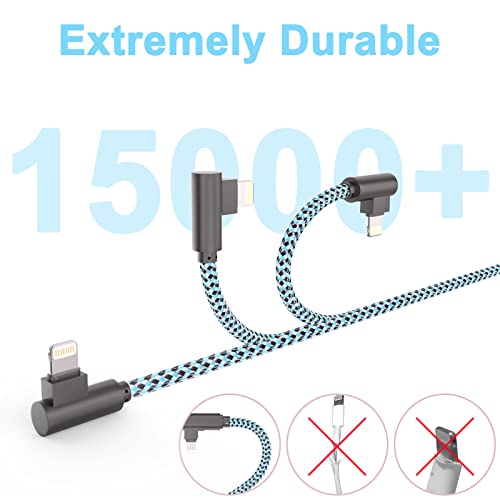 iPhone Charger Cord Lightning Cable 10 ft 3 Pack iPhone Charging Cable Long iPhone 11 Charger 10ft [Apple Certified] Nylon Braided Fast Charging for 13 mini/13/12/11 Pro MAX/XR/XS/8/7/Plus/6S/SE/iPad…
