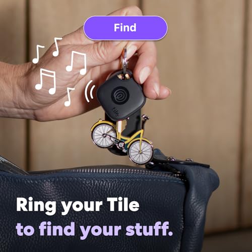 Tile by Life360 Mate (2024) Bluetooth Tracker, Keys Finder and Item Locator for Keys, Bags and More. Phone Finder. Both iOS and Android Compatible. 1-Pack (Nvay Blaze)