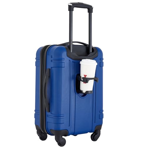 Wrangler Astral Hardside Luggage, Classic Blue, 20-Inch Carry-On