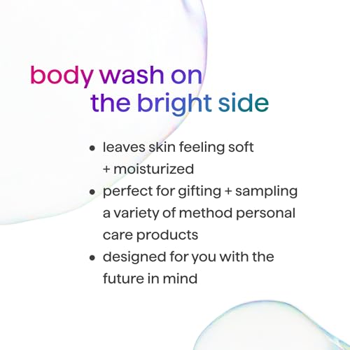 Method Body Wash Gift Set, Pure Peace, Simply Nourish and Sea + Surf, 3.4 oz Travel Size Bottles