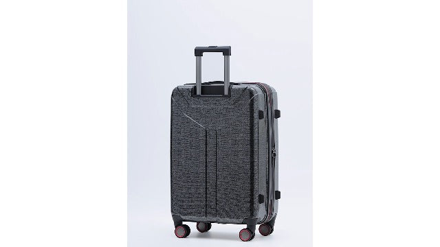 Spyder Traverse 29 Inch Expandable Hardside Upright Suitcase with 360° Spinner Wheels, TSA Approved Lock, Silver