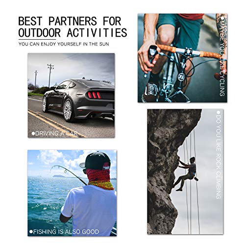 KUGUAOK Polarized Sports Sunglasses for Men Driving Cycling Fishing Sun Glasses 100% UV Protection Goggles