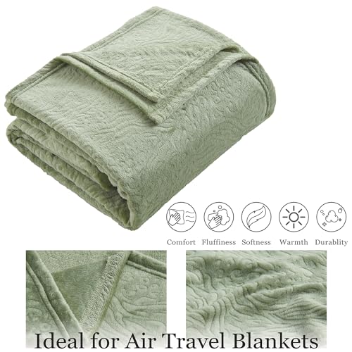 Commollis 2-in-1 Travel Blanket & Pillow for Airplane, Car, Train - Warm Compact Flight Blanket with Luggage Strap & Backpack Clip, Machine Washable, All-Season Use