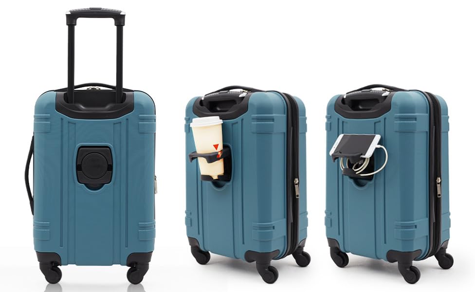 Wrangler Astral Hardside Luggage, Hydro, 20-Inch Carry-On