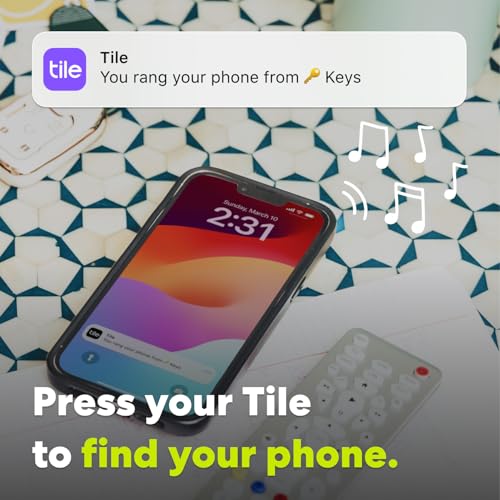 Tile by Life360 Mate (2024) Bluetooth Tracker, Keys Finder and Item Locator for Keys, Bags and More. Phone Finder. Both iOS and Android Compatible. 1-Pack (Nvay Blaze)