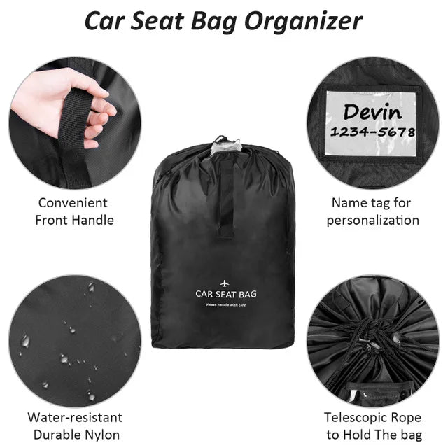 Baby Car Seat Travel Bag Cover Baby Safety Seat Knapsack Storage Pack Baby Stroller Accessories For Doona Stroller Car Seat