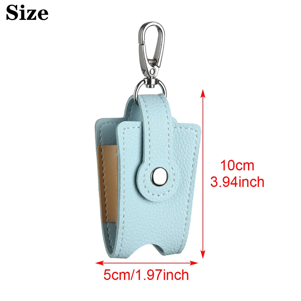 New Hand Sanitizer Keychain Holder Refillable Container Flip Cap Bottle With Keychain Travel Accessories