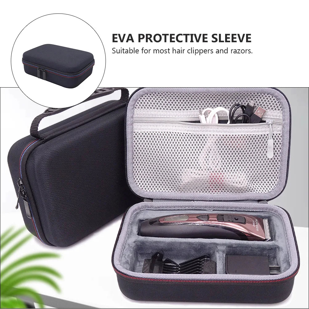 1PC Shockproof Hair Clipper Trimmer EVA Electric Shaver Bag Professional Professional Barber Suitcase Tool Carrying Case