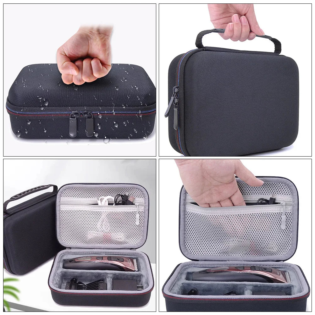 1PC Shockproof Hair Clipper Trimmer EVA Electric Shaver Bag Professional Professional Barber Suitcase Tool Carrying Case