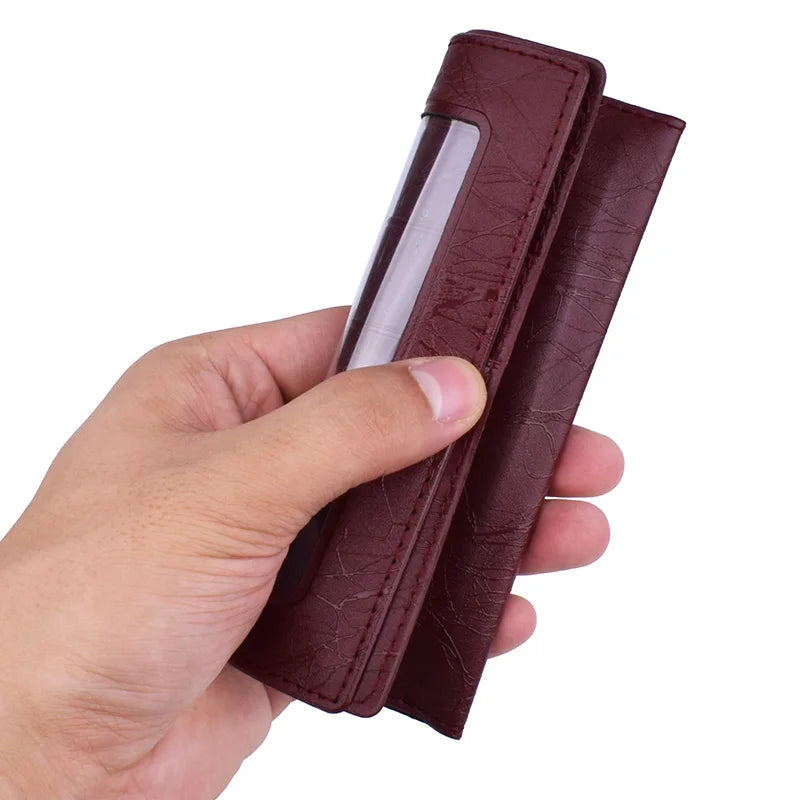 Women Slim PU Soft Leather Passport Cover Russian Travel Document Accessories Passport Holder Case With Credit Card Slot