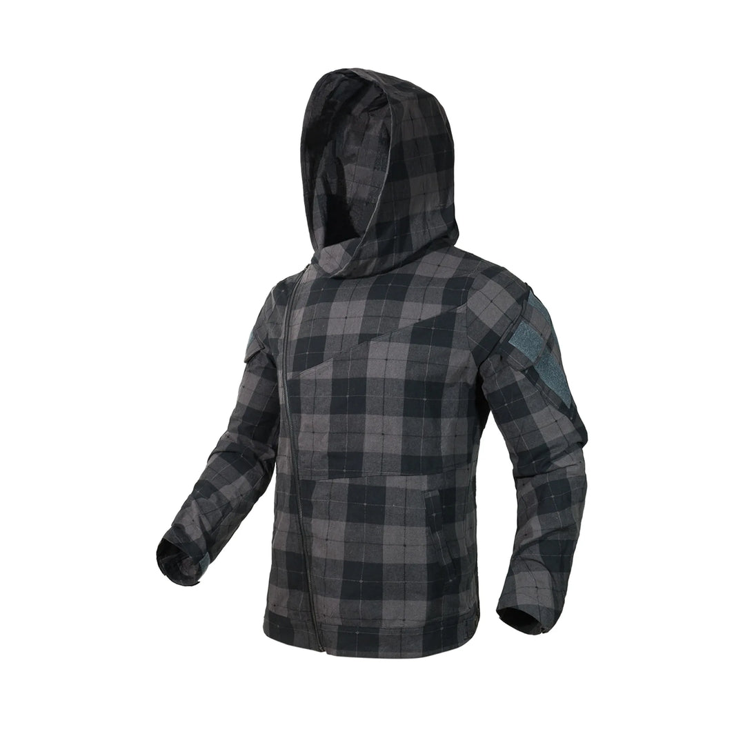 Army Fans Tactical Hooded Shirt Men Women Plaid Cotton Breathable Spring Outdoor Camping Hiking Hoodie Clothes Fishing Camisa