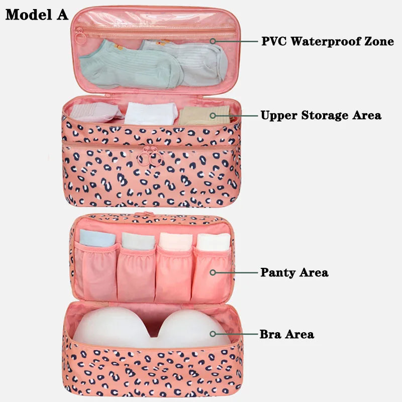 Daily Travel Storage Bag For Underwear Socks Panties Bra Bags Cosmetics Makeup Travel Organizer Bag Wardrobe Closet Clothe Pouch