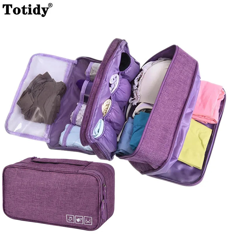 Daily Travel Storage Bag For Underwear Cosmetics Makeup Travel Organizer Bag Wardrobe Closet Clothe Pouch Socks Panties Bra Bags