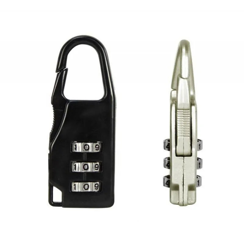 High Quality Small Chic Padlock Practical Suitcase Luggage Security Password Lock 3 Digit Combination Travel Accessories