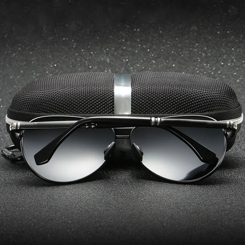 Men's HD Polarized Mens Sunglasses Mirror Sun Glasses  pilot Goggle Eyewear Accessories For Men Female fashion oculos de sol