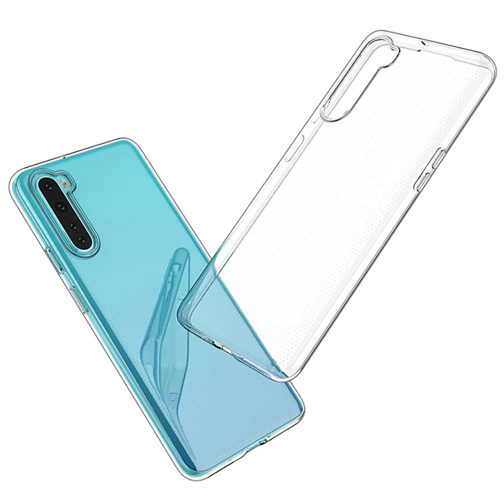 Case For OnePlus Nord TPU Silicone Durable Clear Transparent Soft Case for OnePlus Nord Phone protective Back Cover