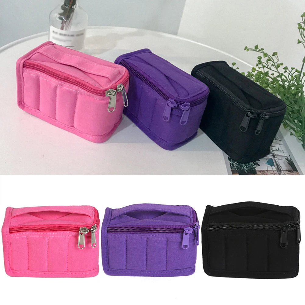 Mini 8-Grid Portable Essential Oils Storage Case Carry Case Esential Oil Roll On 5 ml Essential Oil Carrying Collecting Case