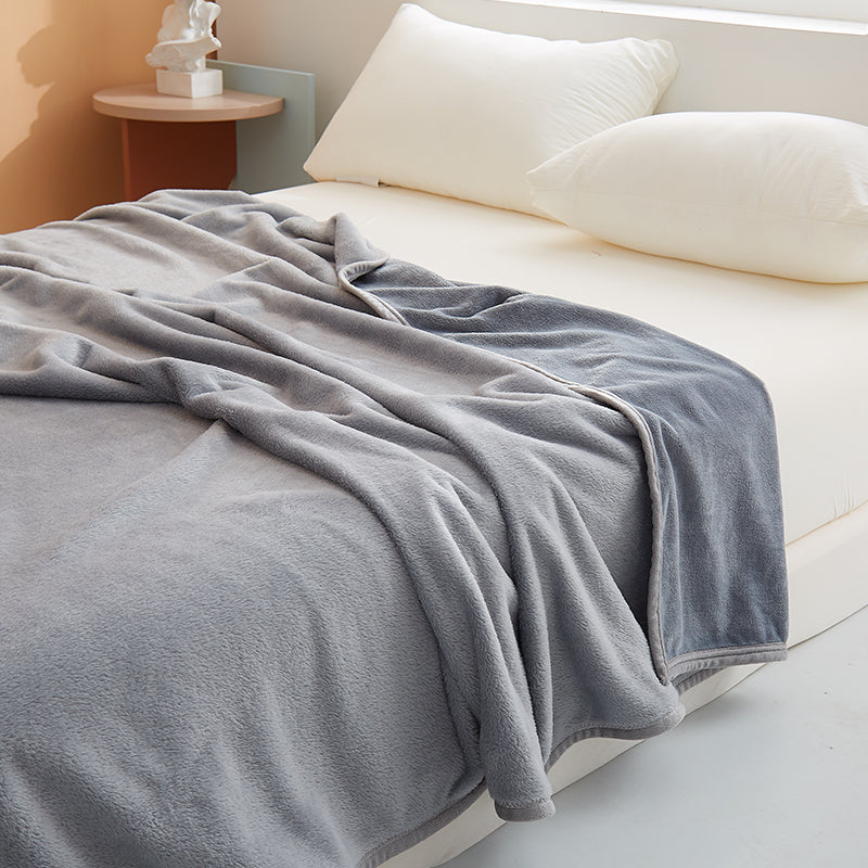 Blanket Summer Air Conditioning Duvet Sofa Blanket Bed Blanket Nap Office Lunch Break Coral Fleece Thickened Small Towel Blanket