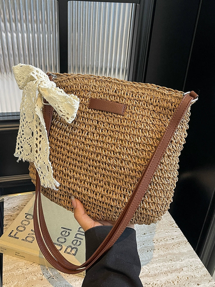 Bag Female Crossbody All-Matching Seaside Holiday Straw Woven Bag