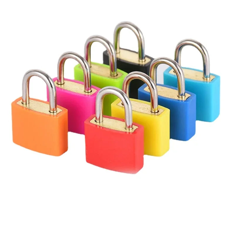 Small Mini Strong Steel Padlock Travel Suitcase Diary Lock Luggage Anti-Theft Security Padlocks 2 Keys Блокировка Dropshipping