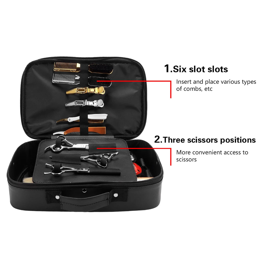 Hairdresser Tools Storage Bag Salon Barber Scissors Bag Beauty Carry Box Portable Makeups Case Hairdressing Supplies Organizer