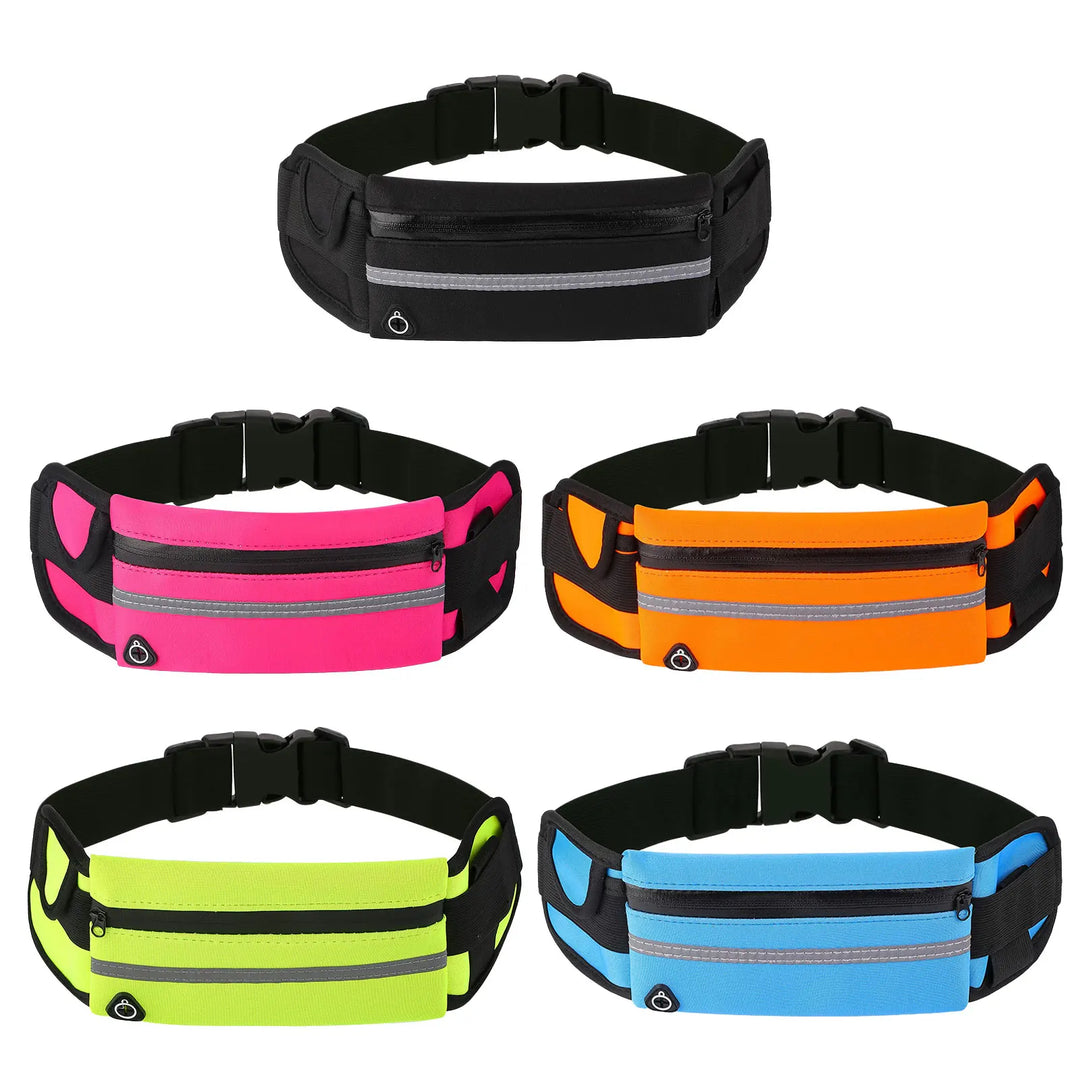 Women's sports waist pack, men's running phone storage bag, fitness belt, bike bag, carry-on bag,Travel multifunctional