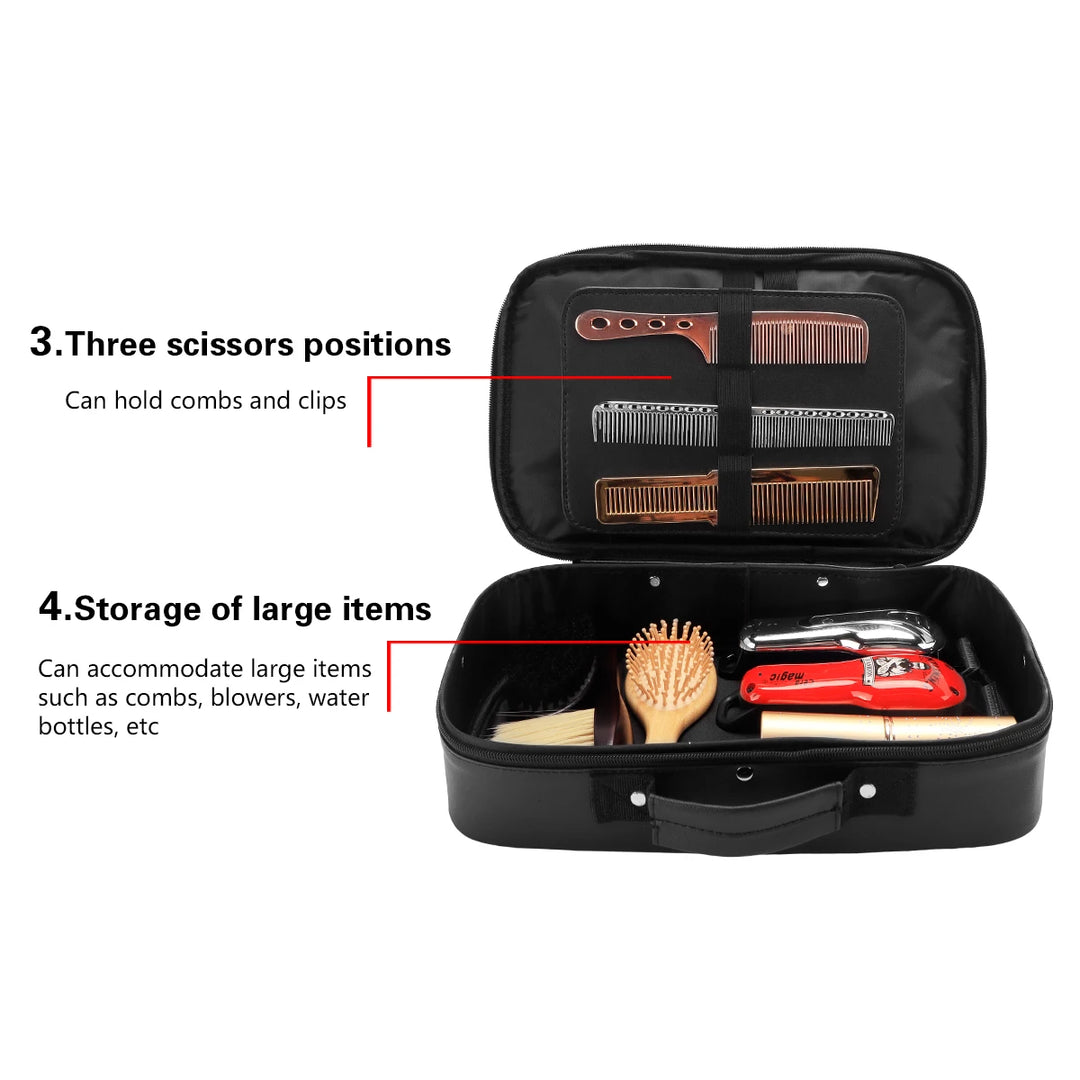 Hairdresser Tools Storage Bag Salon Barber Scissors Bag Beauty Carry Box Portable Makeups Case Hairdressing Supplies Organizer