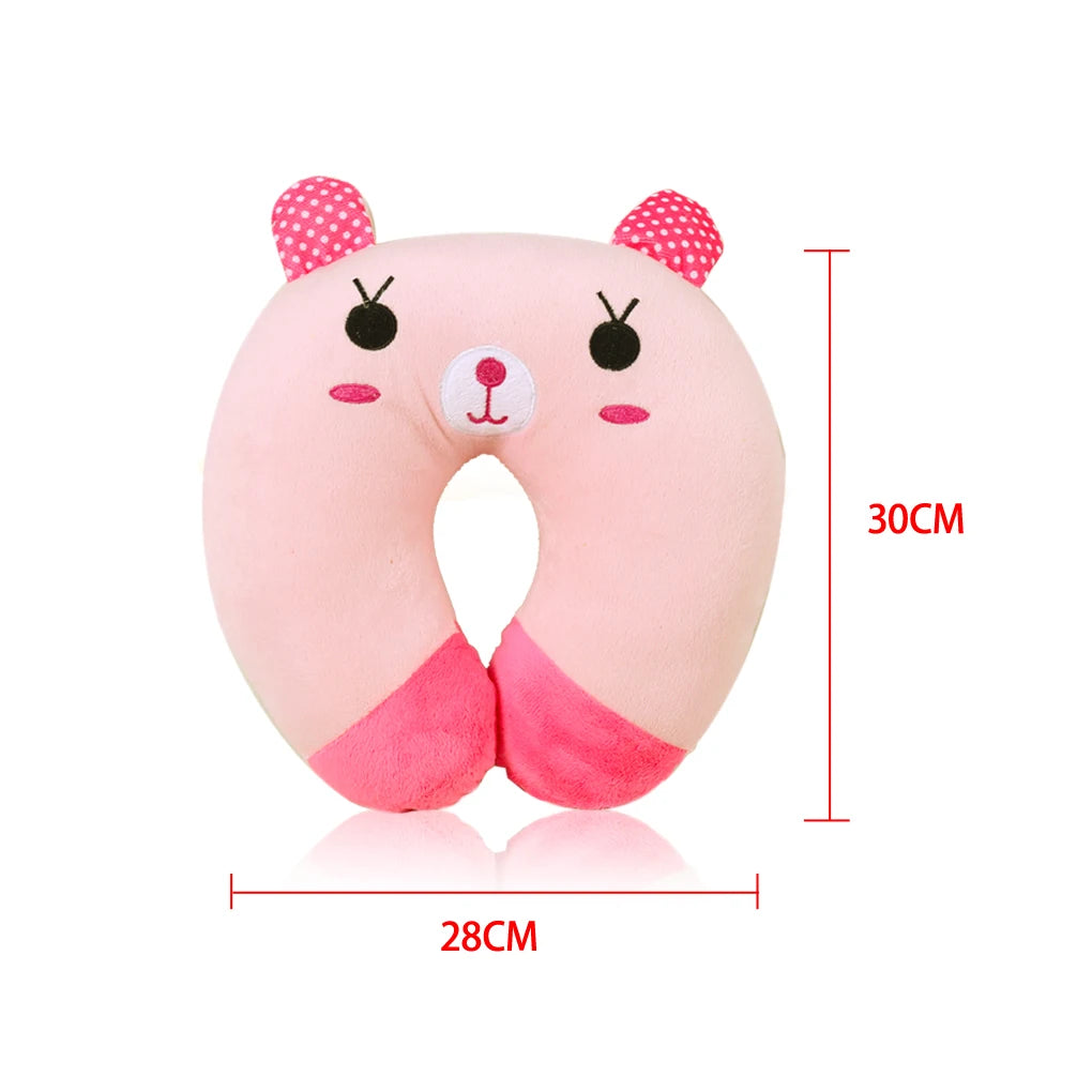 9 Colors Soft Car Travel Pillows U-Shaped Plush Sleep Neck Protection Pillow Office Cushion Cute Lovely for Children/Adults