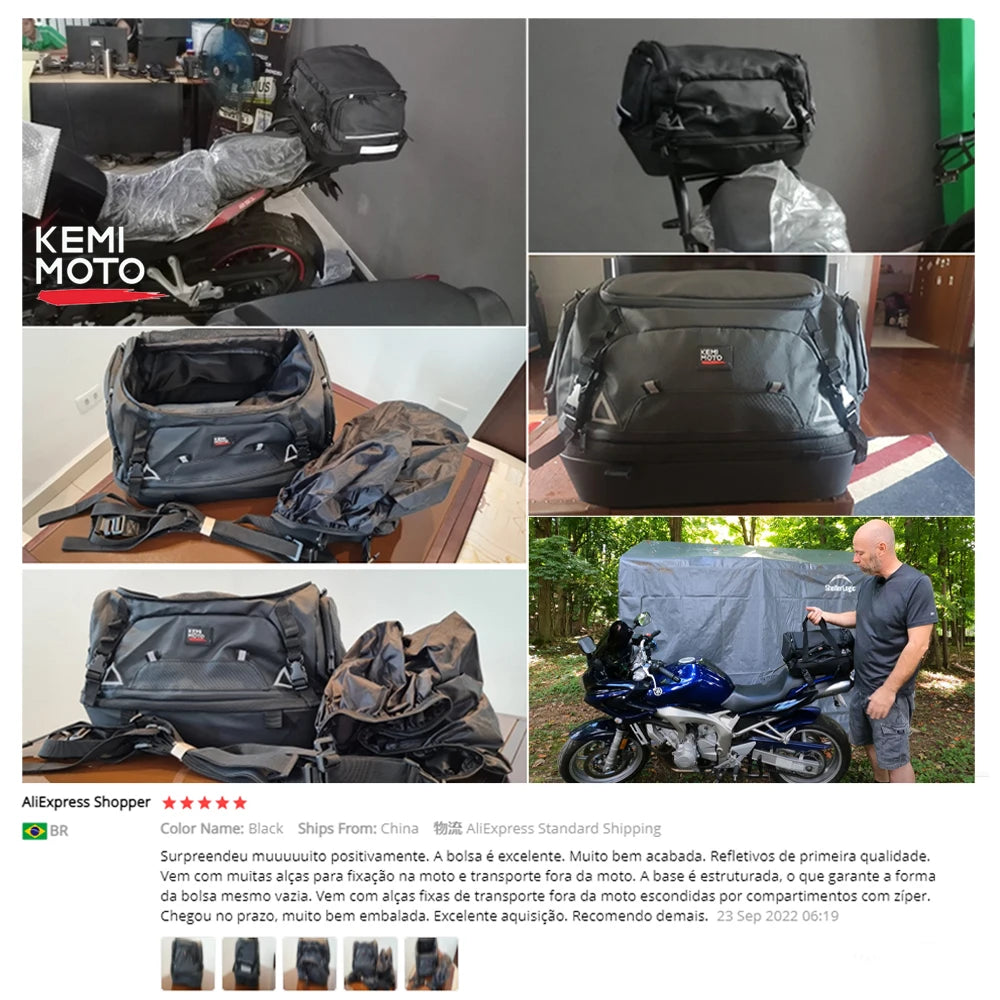 42L Motorcycle Luggage Travel Bag Waterproof Top Case Bags For BMW R1200GS R1250GS R1200GS 1200 GS LC ADV Adventure F800GS 850GS