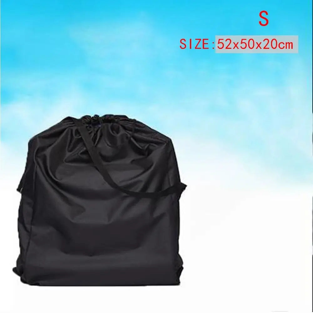 Black Stroller Airplane Bag Waterproof Dustproof Bag Foldable Airplane Pouches for Travel Carry on Luggage