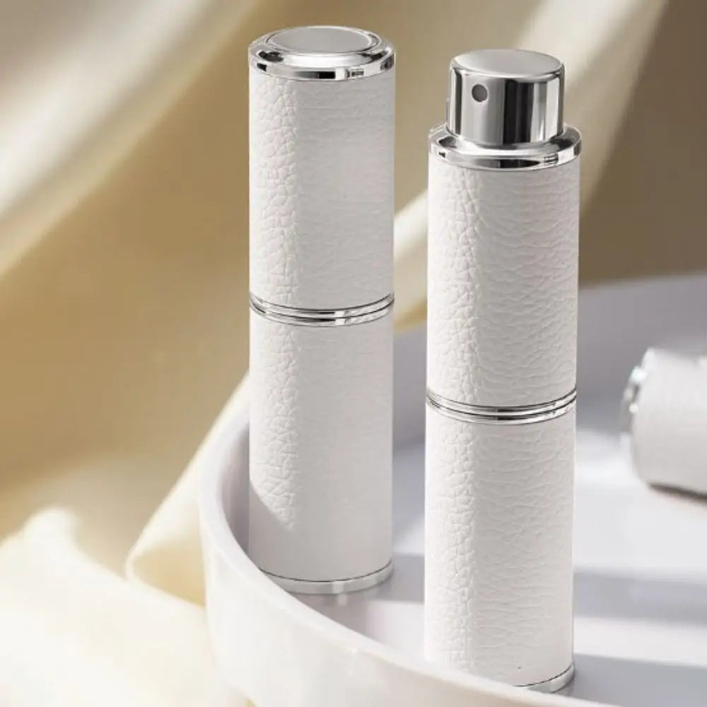 8 ml Portable Mini Refillable Perfume Bottle High-end Leather Sub-bottling Travel Empty Cosmetic Containers Spray Atomizer