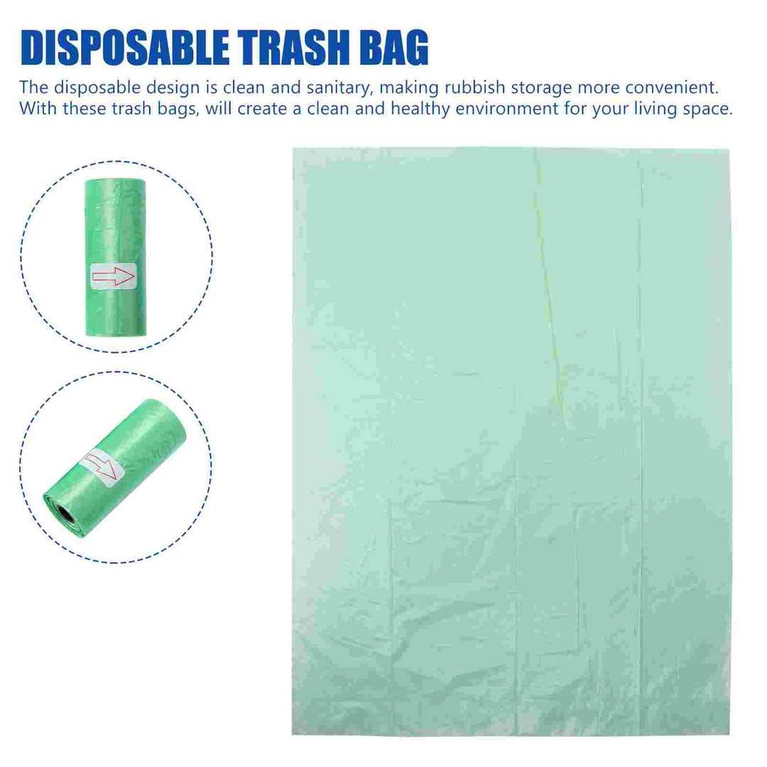 10 Rolls Trash Bag Diaper Baby Storage Bags Storage Pouch Rubbish Sacks Disposable One-time Use Large Garbage Bag Hygienic Baby