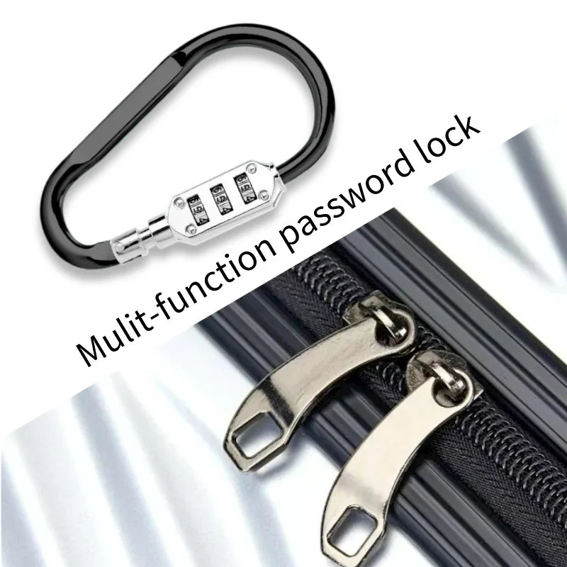 Code Number Lock 3 Digit Dial Combination Padlock Luggage Zipper Bag Backpack Handbag Suitcase Drawer Outdoor Firm Durable Locks