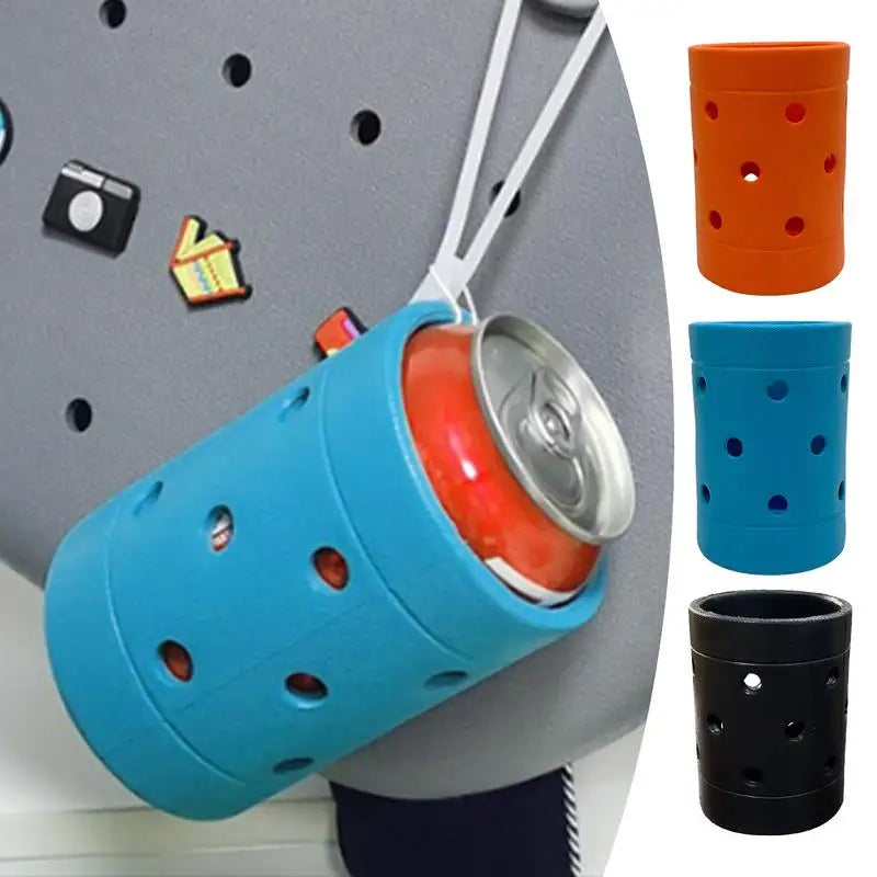 Beach Bag Cup Holder Attachment Unique Sturdy Organizer Rubber Accessories Phone Holder Holds Cups For Family Outdoor Activities