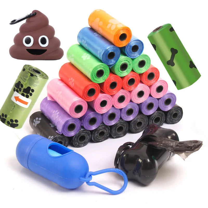 Pet Fecal Bag Dispenser Cat Dog Outdoor Garbage Pocket Hanging Buckle Portable Dung Bags Storage Box Pets Cleaning Products