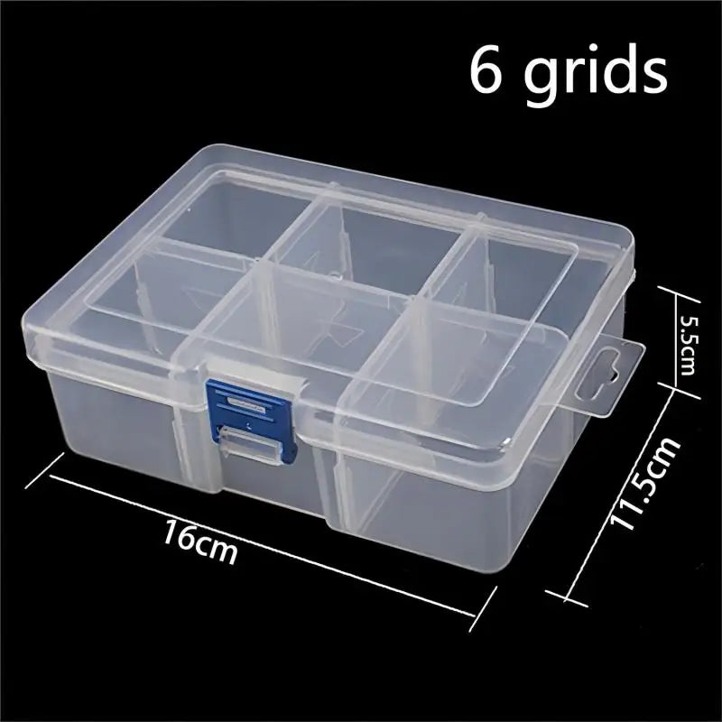 Mini Plastic Rectangular Storage Box Translucent Packing Box Dustproof Durable Strong Jewelry Case Container Home Storage