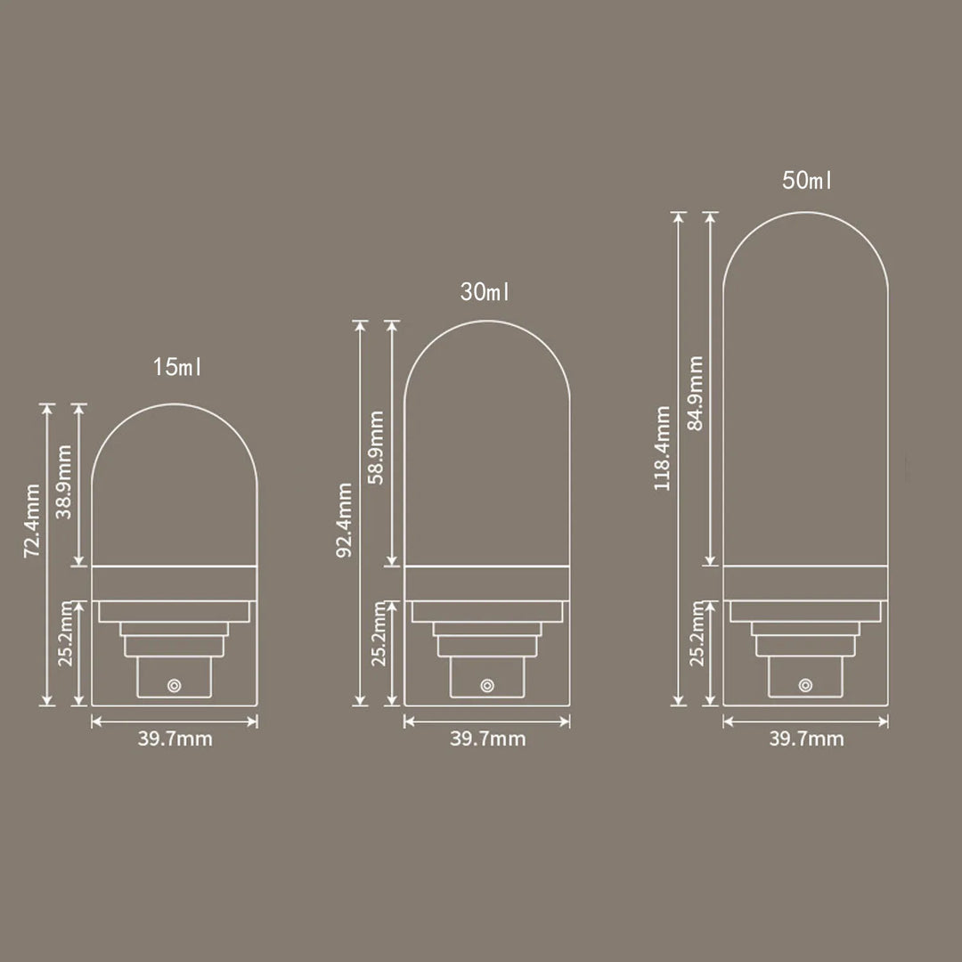 1 Pack Mini Fine Mist Spray Bottles TSA Approved  Airless Spray Bottle Leak Proof Travel Spray Bottle Plastic Containers