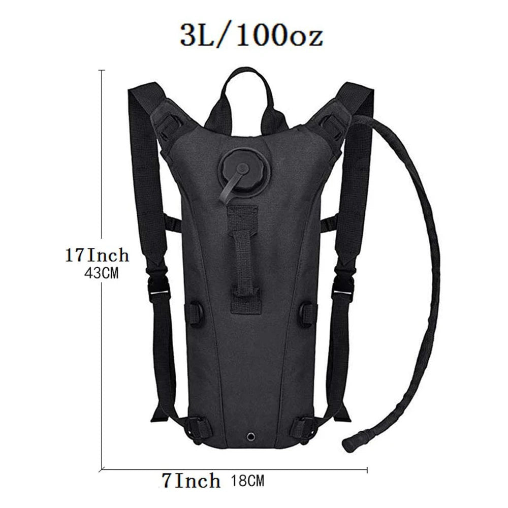 3L Hydration Water Bladder Outdoor Sport Cycling Water Bag Backpack Military Tactical Camouflage Mountaineering Bag