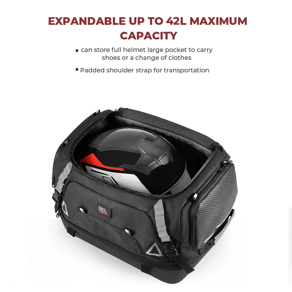 42L Motorcycle Luggage Travel Bag Waterproof Top Case Bags For BMW R1200GS R1250GS R1200GS 1200 GS LC ADV Adventure F800GS 850GS