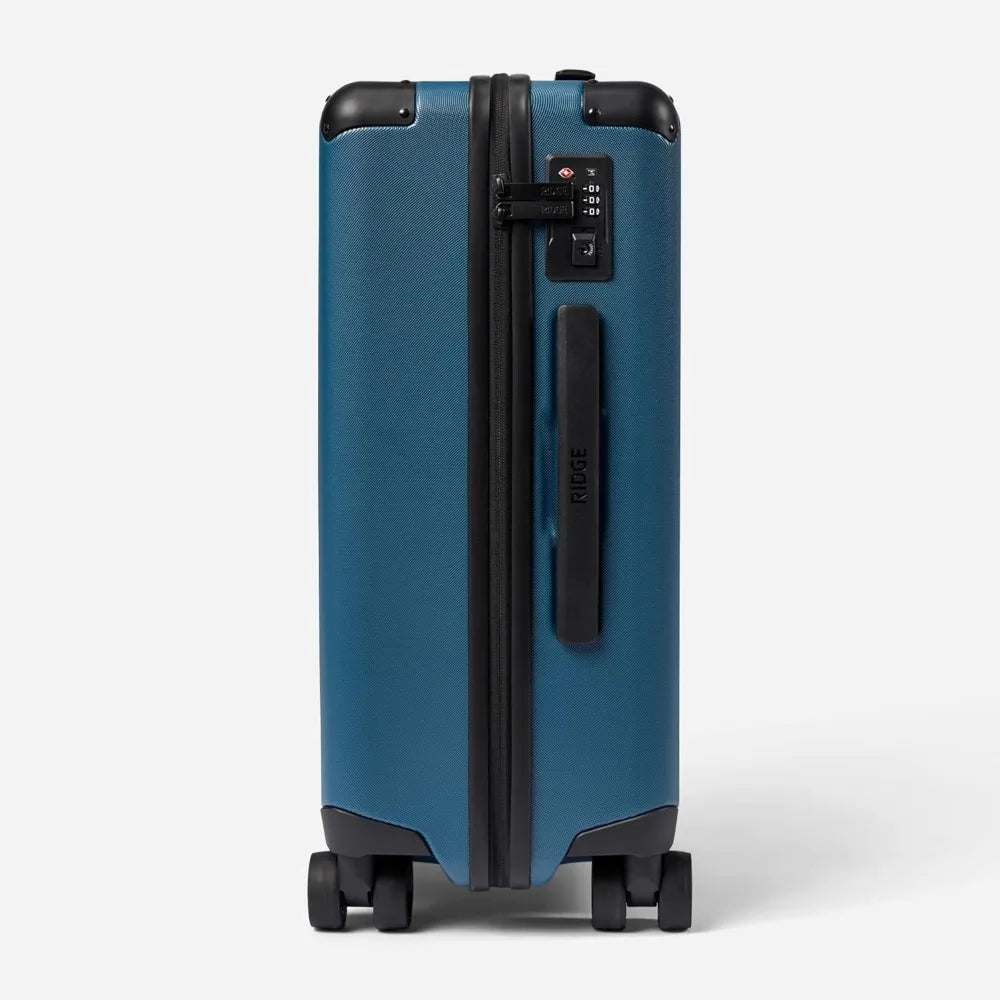 The Ridge Premium Hard Shell Carry On Luggage - TSA Approved Lock - 360° Spinner Wheels for Travel