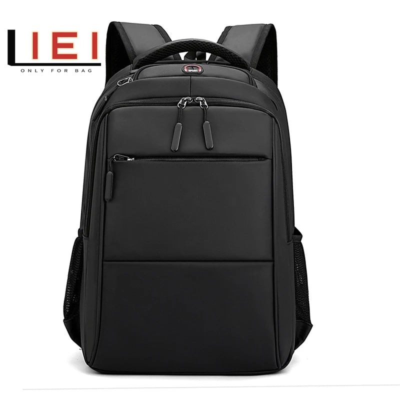 Black Backpack for Men, 16 Inch Carry On Backpack,TSA Laptop Backpack Flight Approved, College Bag Casual Daypack for Weekender