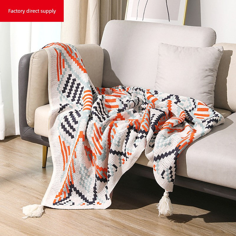 Nordic Style Office Cover Leg Thickened Shawl Air Conditioning Blanket