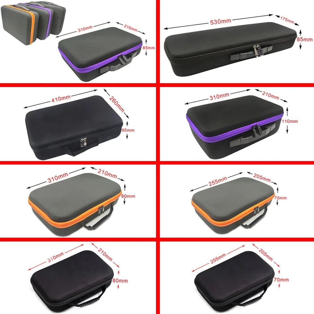 Hard Watch Storage Box Tool Storage Bag Canvas EVA Organizer Shockproof Sponge Carry Case Shell Zipper Protective Box